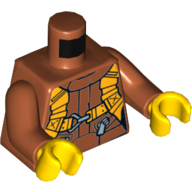 Lego tělo, tmavě oranžová (6187500)